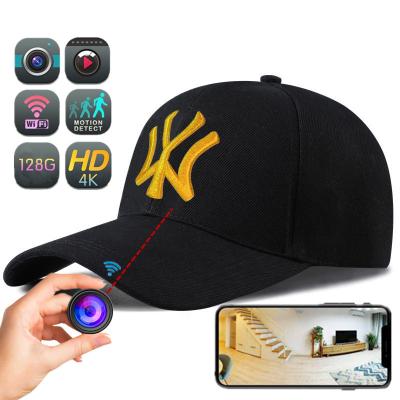 China Hot Selling NIGHT VISION New Wifi 4k Hat Camera DVR Camcorder Hidden Camera HAT for sale