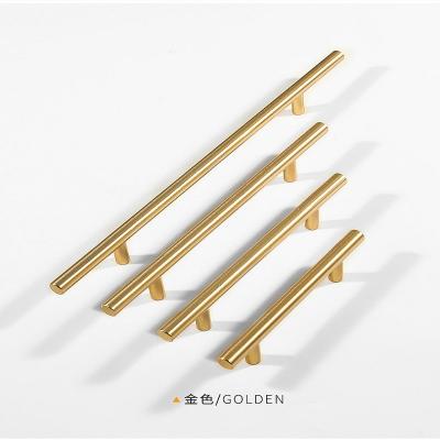 China Contemporary Gold Aluminum Furniture Handles Drawer Pull Handles And Knobs Sideboard for sale