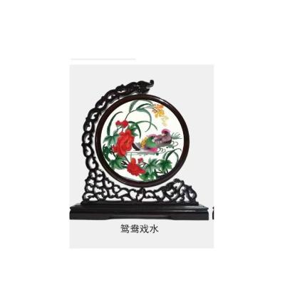 China Modern Suzhou embroidery double-sided decoration, decoration, living room art painting for sale