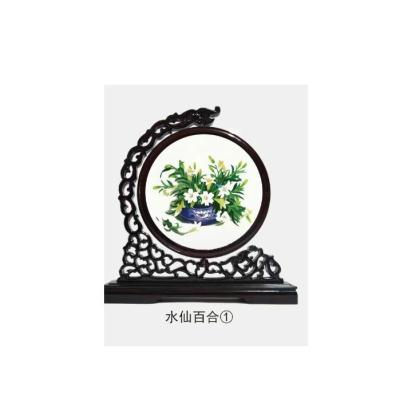 China Modern Suzhou embroidery double-sided decoration, decoration, living room art painting for sale