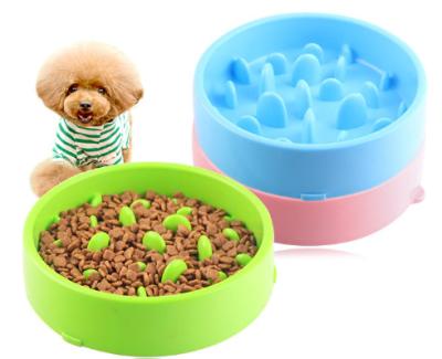 China High Quality Stored Collapsible Dog Bowl Various Moving Color With Buckle Anti Clogging Pet Bowl For Pet for sale