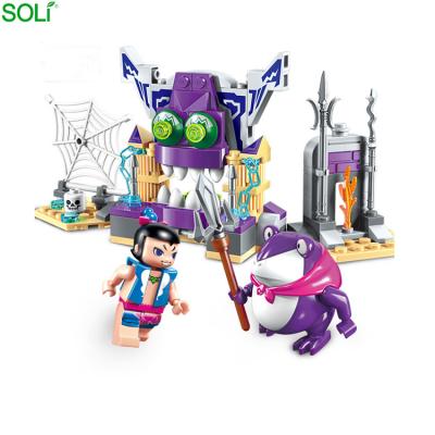 China DIY TOY Cartoon Building Toy Set Gourd Building Block Toy Children Toys Plastic DIY Block for sale