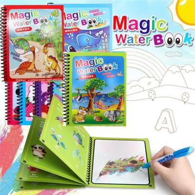 China New Design Intelligence Drawing Board Developing Toy Doodle Mat Magic Water Reusable Educational Drawing Book For Children for sale