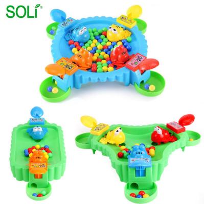 China Fuuny Feeding A Little Frog Eating Beads Leisure Brain Action Board Games Parent-child Interactive Toys for sale