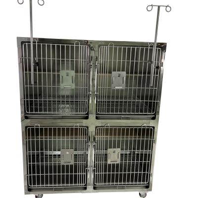 China Durable Quality Breathable Netting Animal Cat Dog Cages SUS304 Stainless Steel Cage for sale