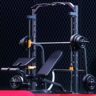 China Eco-Friendly Portable Large Fitness Equipment Exercise Machine Equipment Smith Gym Equipment Portable Squat Rack Hip Rack for sale