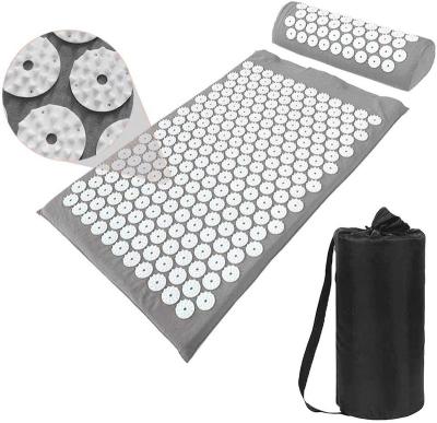 China Wholesale Home Gym MUCHAN Shiatsu Mat with Pillow Set Massage Mat Fitness Stretcher Accessories for sale