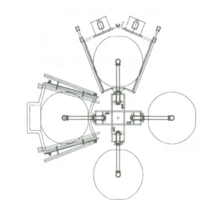 China Other independent 3AM 4 station carousel rotomolding machine for sale