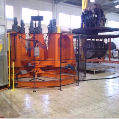 China Other carousel equipment rotation rotomolding molding machine for making plastic fence for sale