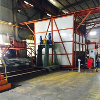 China Other shuttle two arms rotomolding machine to make big water tank for sale