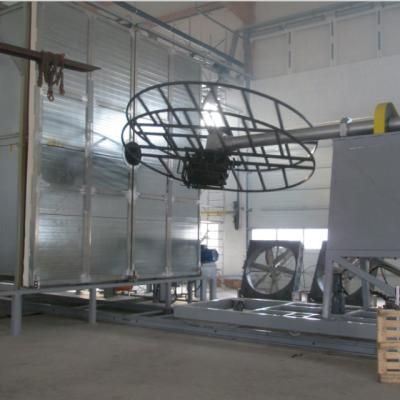 China Factory Four Arm Biaxial Oven Rotomoulding Machine for sale