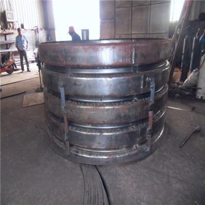 China Horizontal Steel Mold Element Large Cylinder Tank Mold Water Tank Roto Mold for sale