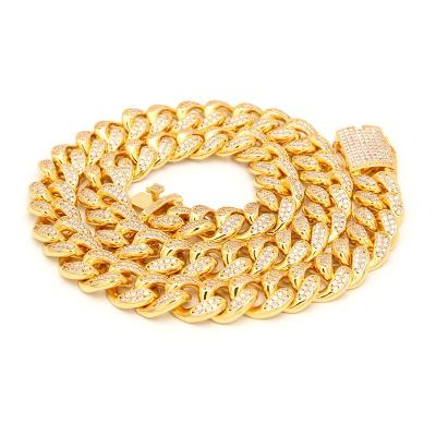 China Hiphop Misterjewelry Cuban Link Chain Iced Out, Hip Cuban Chain Hop for sale