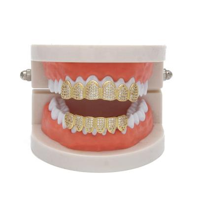 China Hip Hop Grillz Gold Silver Grillz Teeth , Free Grillz Teeth With Diamond for sale