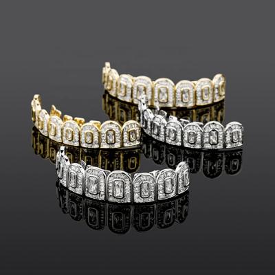 China CLASSIC 2019 New Custom Fit Light Yellow Gold Color Plated Teeth HipHop Drip Grillz Covers Bottom Bottom Grillz for sale