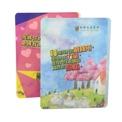 China A4 Size Eco-friendly Custom Printing Anti-slip Plastic Clear PP File Folder For Student Homework for sale