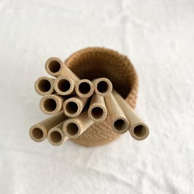 China Sustainable Biodegradable Bamboo Fiber Straws 100%natural Eco Friendly Bamboo Straw for sale