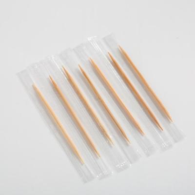 China Disposable natural high quality bamboo toothpicks in opp package for sale