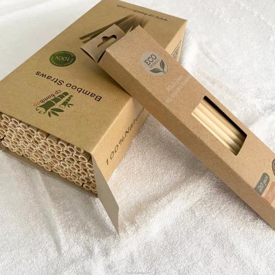 China Drinking Tool Material 100% Natural Eco - Friendly Factory Low Price Bamboo Straw for sale