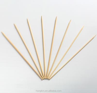 China Easily cleaned around bamboo sticks for grill, barbecue and fruit for sale