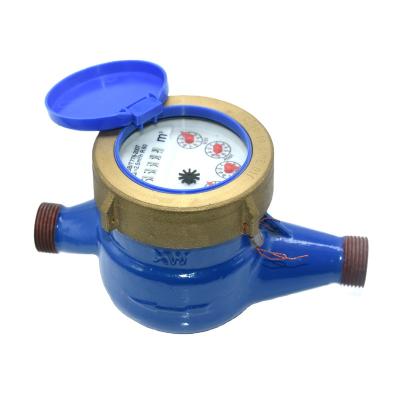 China High QualityMulti-jet Dry-Dial brass water meter for sale DN15 dry type iron body water meter for sale