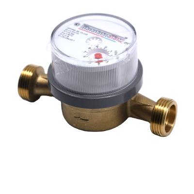 China OEM DN15 Dry type universal water meter Cold Water Meter brass water meter for sale