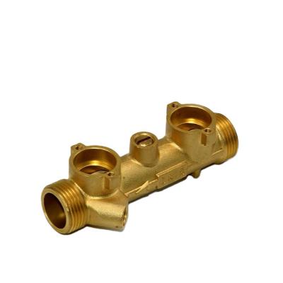 China DN15 bracket type ultrasonic heat meter brass tube section for sale