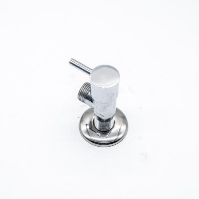 China 1/2 inch stainless steel toilet water inlet copper chrome angle cock valve for sale