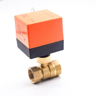 China DN15 20 25 32 40 Durable AC220V Automatic Electronic Motorized Ball Valve for sale