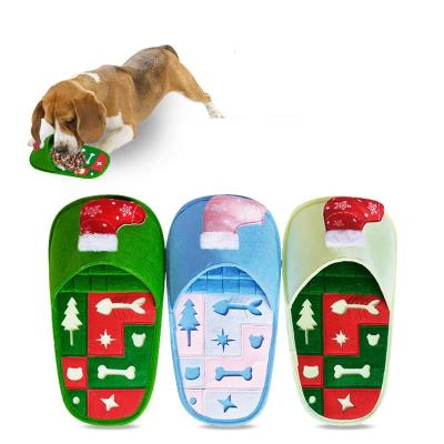 China Stocked Training Slipper Mat Snif Dog Toys Amazon Christmas Gift Holiday Pet Chew Toy Set 2022 Smell Smell for sale