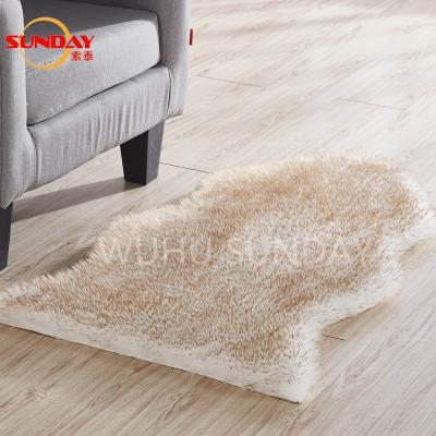 China Modern Tip-Dyed Faux Fur Blanket for sale