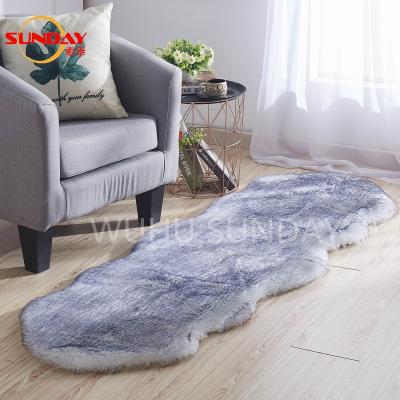 China Modern Tip-Dyed Faux Fur Blanket for sale