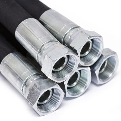 China Durable High Quality Steel Wire Braided Rubber Hose Suction Oil Delivery Hydraulic Fuel Hose for sale