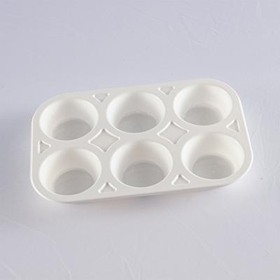 China Fresh Preservation Wholesale China CPET Food Heat Resistant Microwave Oven Tray For Cupcake for sale