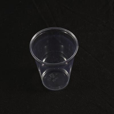 China Hot Selling Custom Size Eco Friendly Disposable Plastic Cups Single Wall Compostable Biodegradable Cups Clear Custom PET Plastic Cup for sale