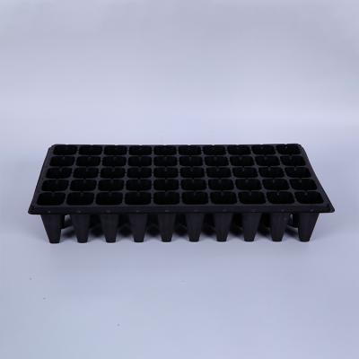 China Plastic Nursery Growing Tray Plant Growing Pots Seed Planting Trays 50 Cells PS Agriculture Greenhouse Seed Plant Grow Sowing Tray for sale