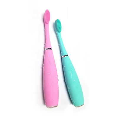 China Wholesale Vibration Silicone Ipx7 Sonic Electric Tooth Brush For Home Rechargeable Waterproof Children for sale