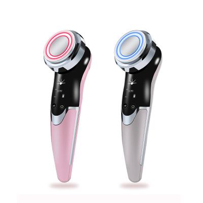 China 2020 Face Lift Face Lifting Beauty Instrument Light Up EMS RF Skin Tightening Radio Frequency Machine Face Massager for sale