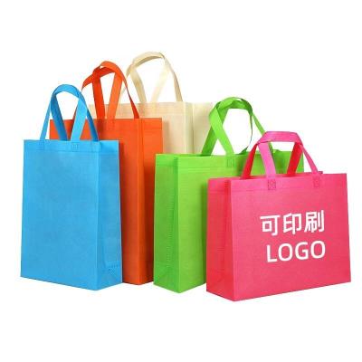 China Wholesale Custom Handled Personalized Non Woven Bag Promotional Reusable Fabric Shopping Tote Bags Laminated Non Woven Bag for sale