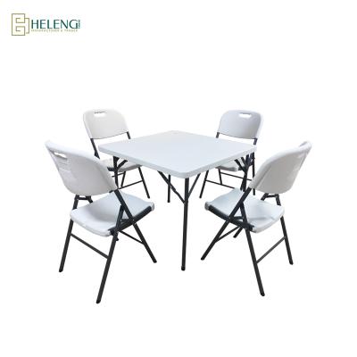 China Hot Selling Easy Carry Cheap Folding Square Folding Garden And Picnic Table for sale