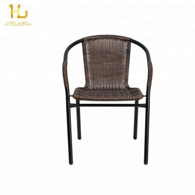 China Weather Outdoor Furniture Cheap Wicker Rattan Chairs Bistro Set Outdoor Rattan Chair for sale