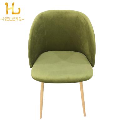 China Modern Popular Velvet Dining Chair Restaurant Upholstered Chaise for sale