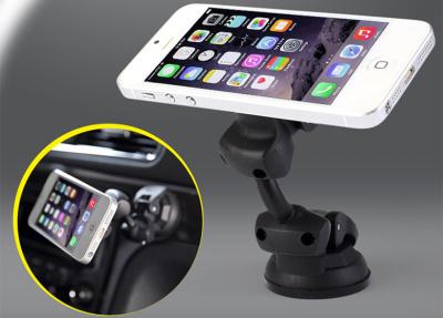 China Anti Slip Double Suction Cup Car GPS Holder , 360 Rotating Car Cellphone Holder for sale