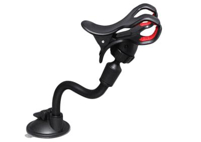 China Dual Clip Long Tube Car Mobile Phone Holder Mount Windshield Mount 360 Adjusting for sale