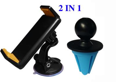 China Universal Tablet PC Vehicle Cell Phone Holder , Car Air Vent Mount Holder for sale