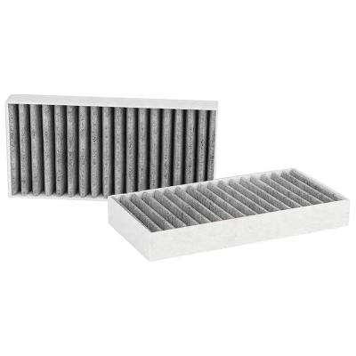 China Engine Parts CARBONIZED CABIN AIR FILTER FOR JEEP 2 PC SET 2011-2017 OE# 55111302AA for sale