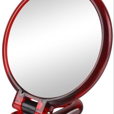 China Double Sides Pocket Makeup Mirror 1x 7x Adjustable Folded Portable Magnifying Magnifying Mirror for sale