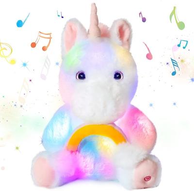 China Eco-Friendly New Design For Kids Unicorn Plush Toy Manufacturer Custom Made Plush Toy Big Eyes Unicorn Toys for sale