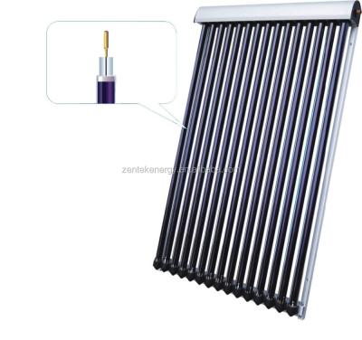 China Solar thermal all 30 tube glass evacuated solar collector, heat pipe solar collector price for sale