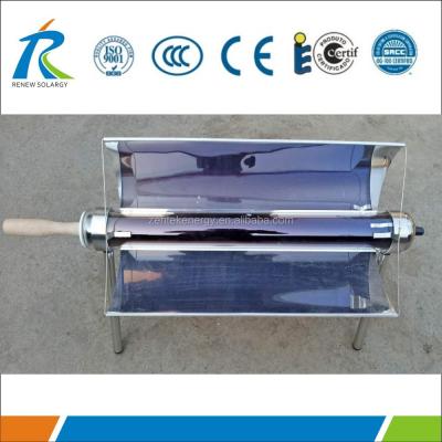 China Food cooking with sun energy vacuum tube solar cooker for barbecue (single type low price) for sale